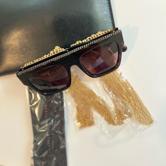 Stella McCartney Gold Chain sunglasses - Picture 13 of 14